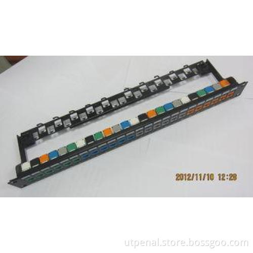 Colorful CAT5e / CAT6 Rj45 Rack Mount Patch Panel 24 Port 1